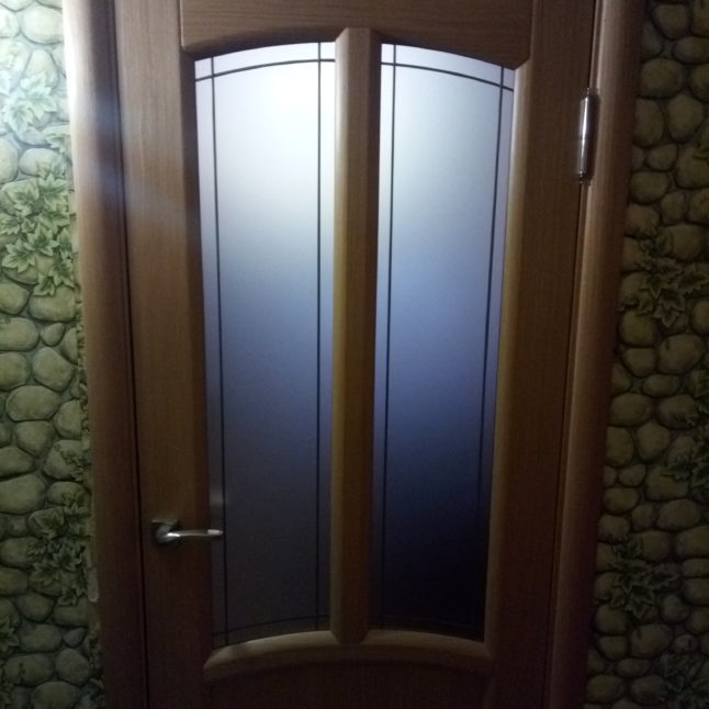 Пример работы по межкомнатным дверям